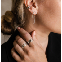 ZILVEREN 'BOLD' RING 